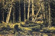 Ivan Shishkin Wind-Fallen Trees oil painting